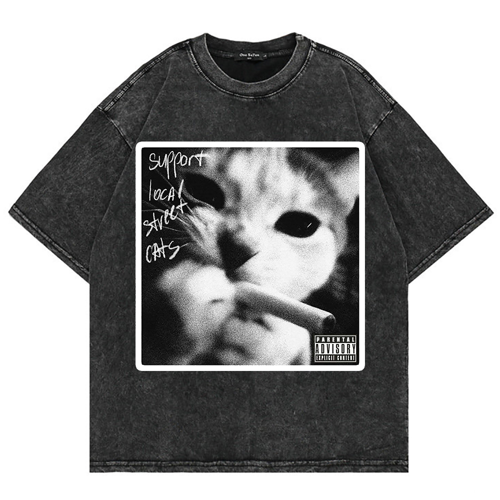 100% хлопок, винтажная обработ – обзор и цена Acid Wash Vintage Graphic T Shirt