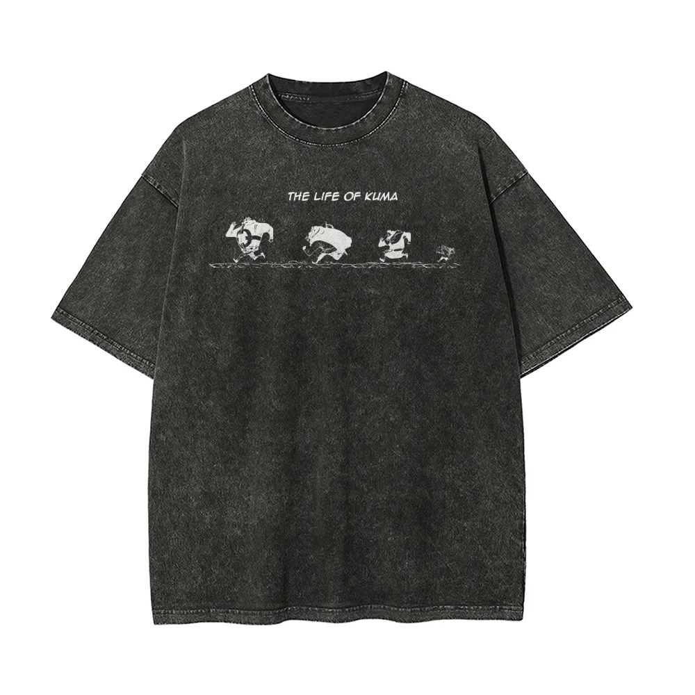 Футболка Kuzan Aokiji One Piec – обзор и цена Acid Wash Vintage Graphic T Shirt