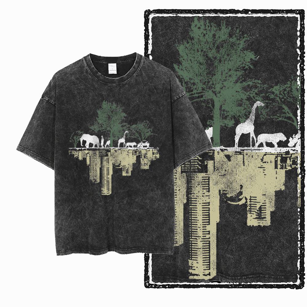 Эксклюзивная мужская винтажная – обзор и цена Acid Wash Vintage Graphic T Shirt
