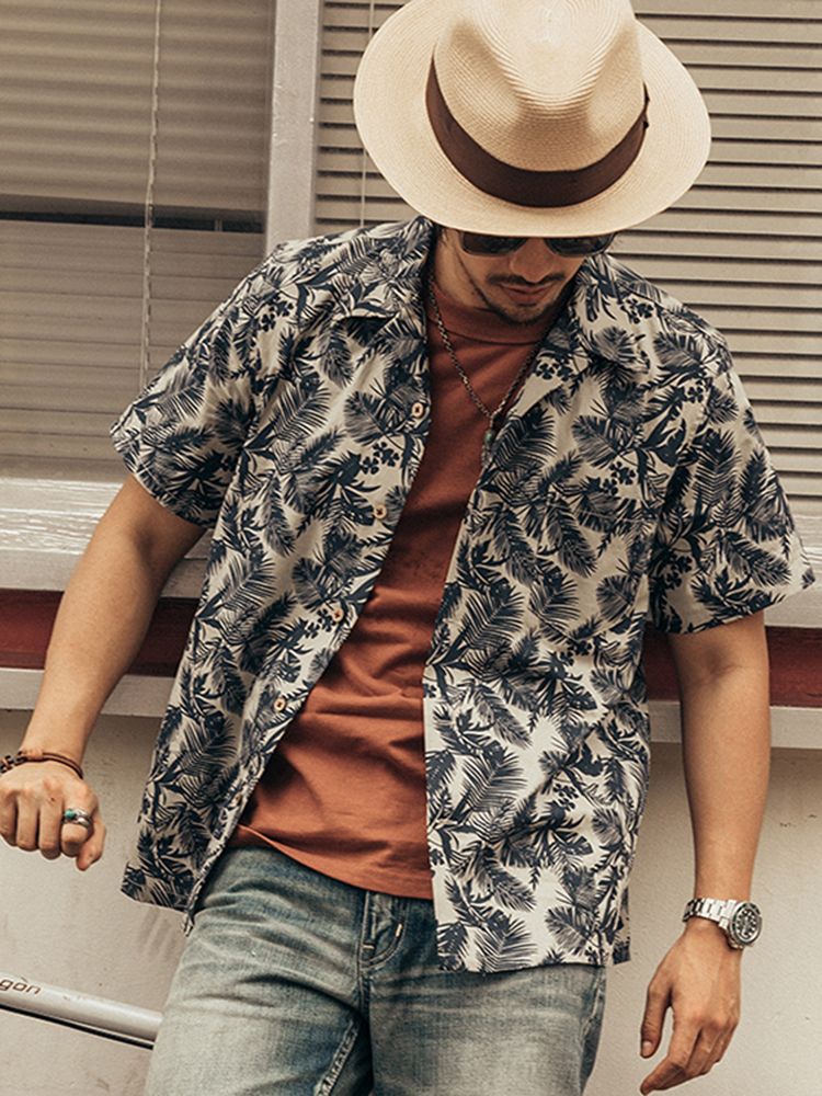 Модная гавайская рубашка для м – обзор и цена Vintage Hawaiian Floral Shirt