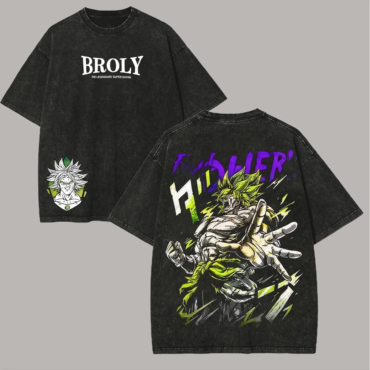 Мужская футболка Broly с эффек – обзор и цена Acid Wash Vintage Graphic T Shirt