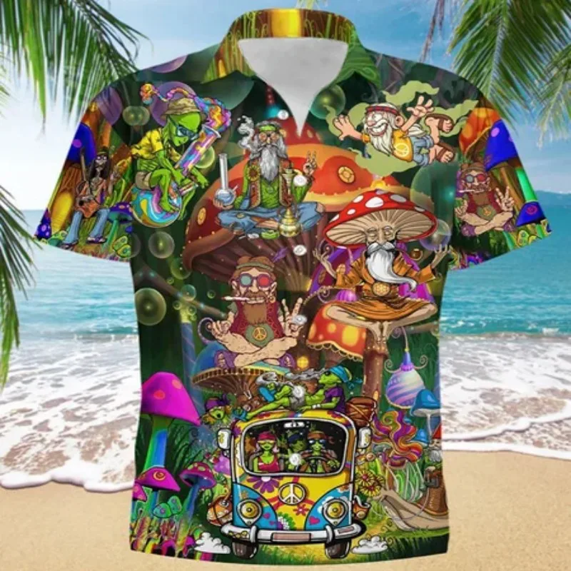 Мужская летняя гавайская рубаш – обзор и цена Vintage Hawaiian Floral Shirt